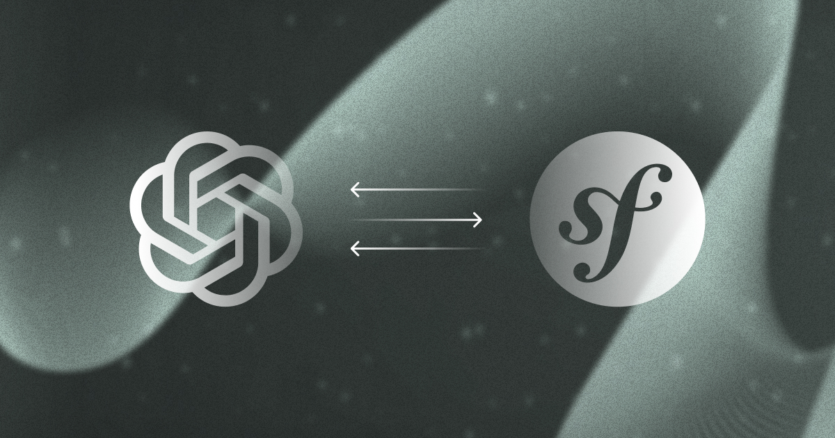 featured image for the blog post titled: Automating Entities with Symfony and OpenAI