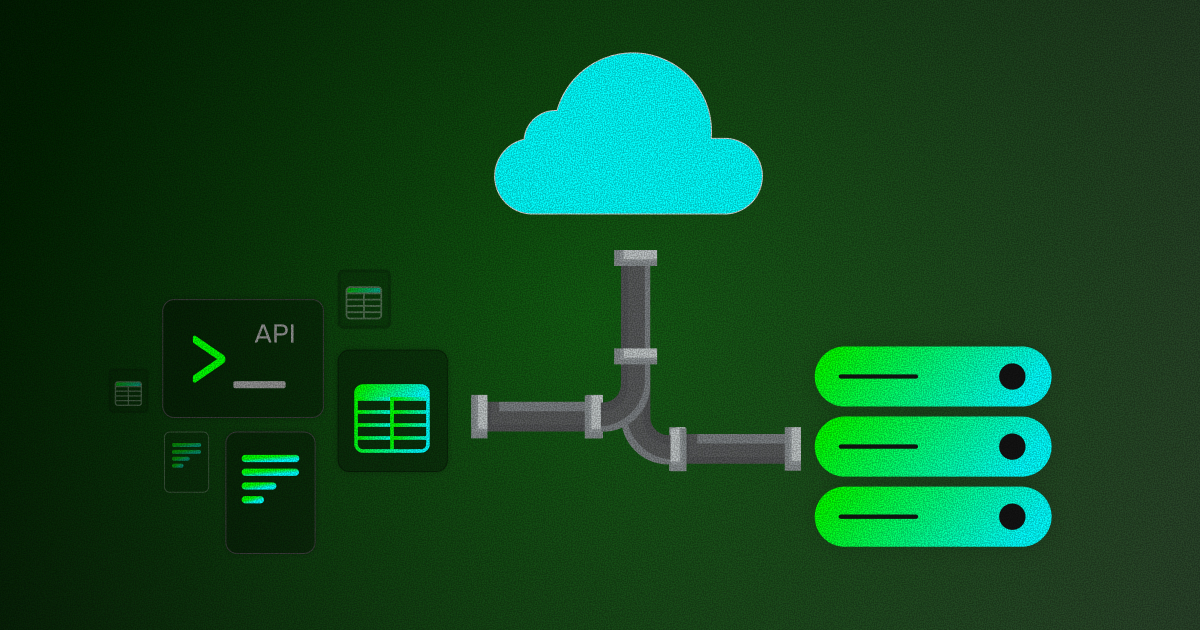 graphic depicting data pipeline architecture